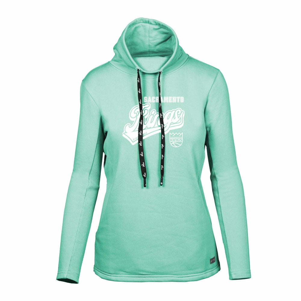 Sacramento Kings Levelwear Women's Loop Sweep Pullover Sweatshirt Mint - NBA
