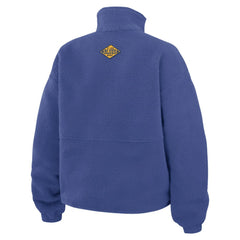 St. Louis Blues WEAR by Erin Andrews Women's Polar Fleece Half-Zip Jacket - Blue - NHL