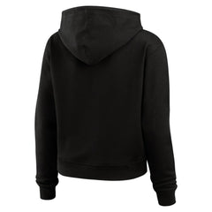 Pittsburgh Penguins WEAR by Erin Andrews Women's Waffle-Knit Pullover Hoodie - Black - NHL