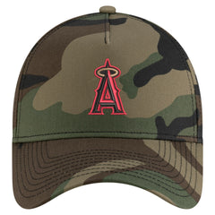 Los Angeles Angels New Era Woodland Team Pop 9FORTY A-Frame Adjustable Hat - MLB