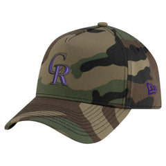 Colorado Rockies New Era Woodland Team Pop 9FORTY A-Frame Adjustable Hat - MLB