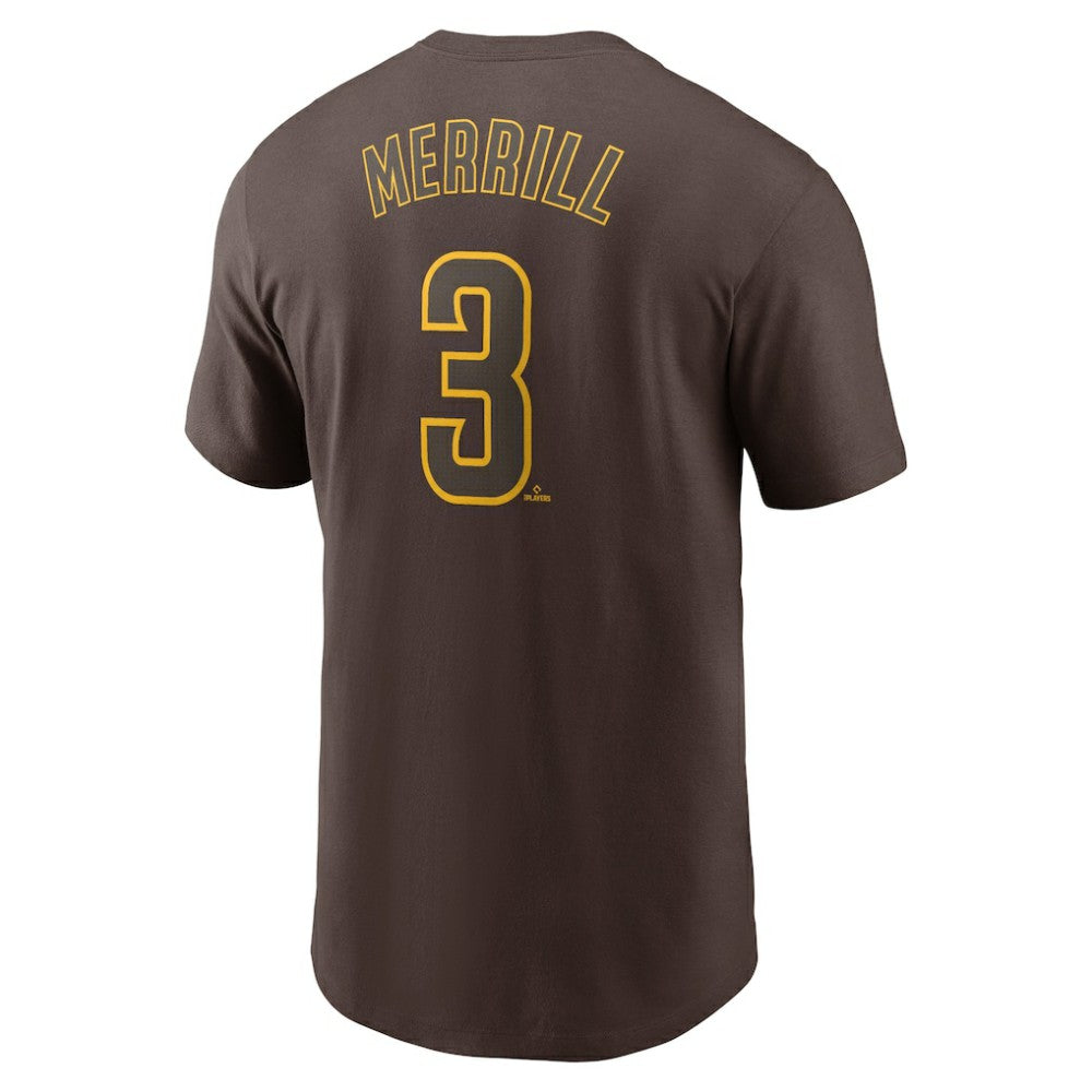 Jackson Merrill San Diego Padres Nike Fuse Name & Number T-Shirt - MLB