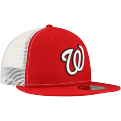 Washington Nationals New Era Team Color 59FIFTY Trucker Fitted Hat - MLB