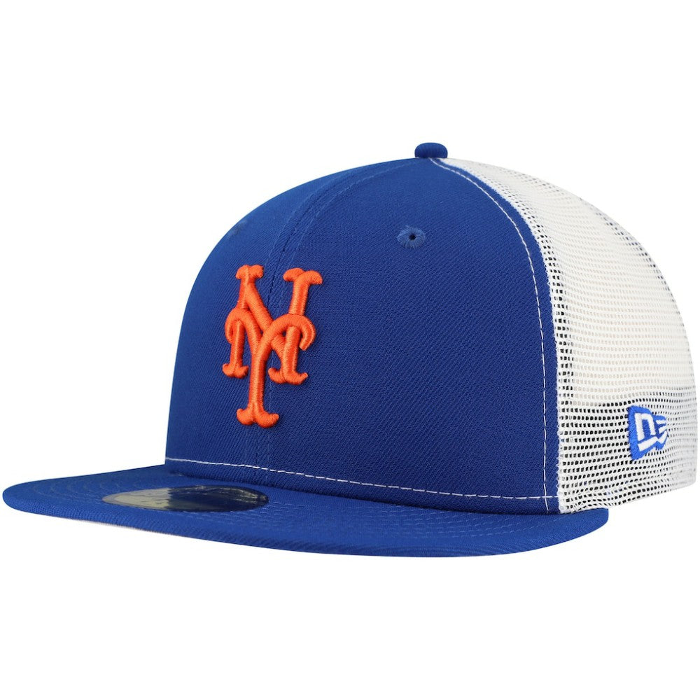 New York Mets New Era Team Color 59FIFTY Trucker Fitted Hat - MLB
