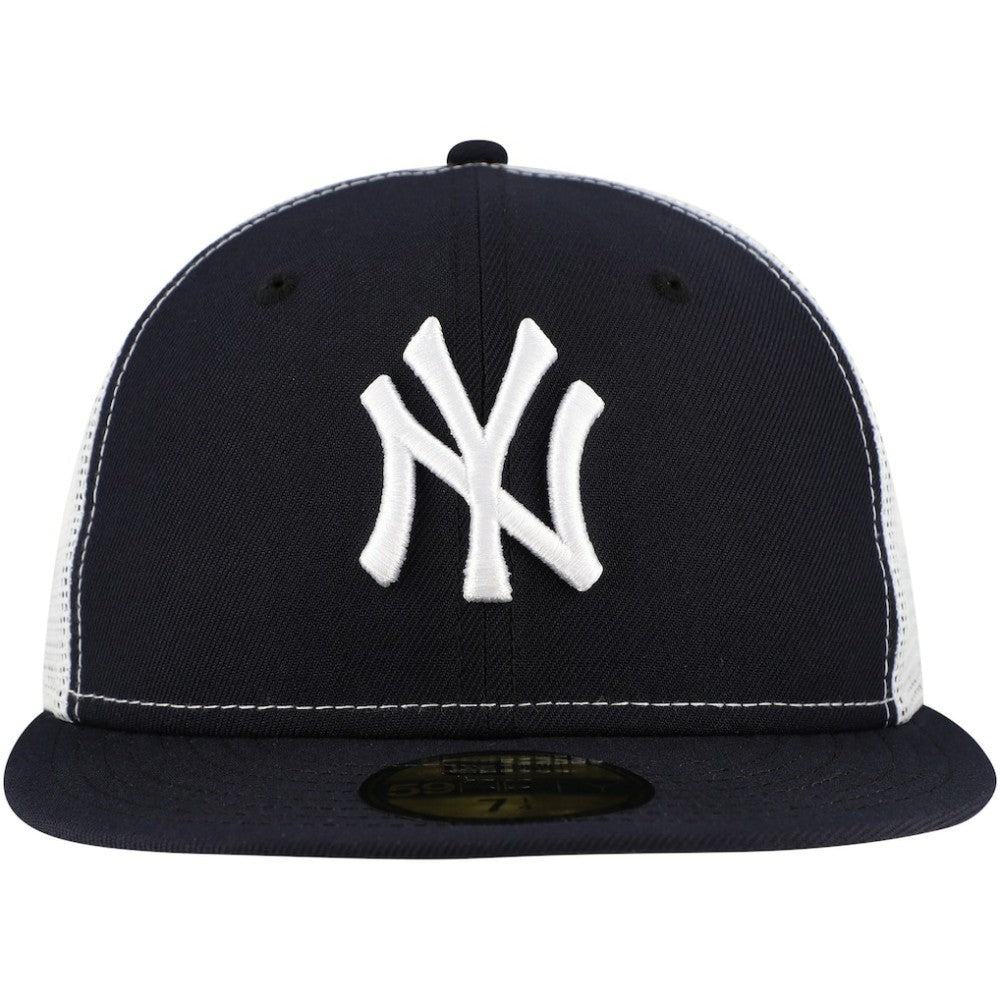 New York Yankees New Era Team Color 59FIFTY Trucker Fitted Hat - MLB
