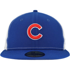 Chicago Cubs New Era Team Color 59FIFTY Trucker Fitted Hat - MLB