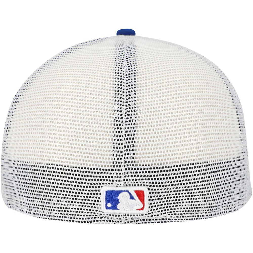 Chicago Cubs New Era Team Color 59FIFTY Trucker Fitted Hat - MLB
