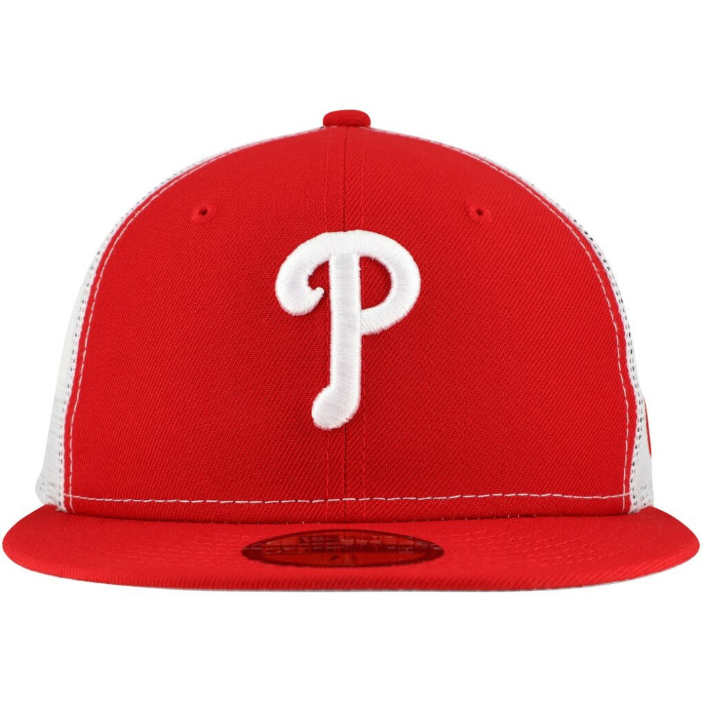 Philadelphia Phillies New Era Team Color 59FIFTY Trucker Fitted Hat - MLB