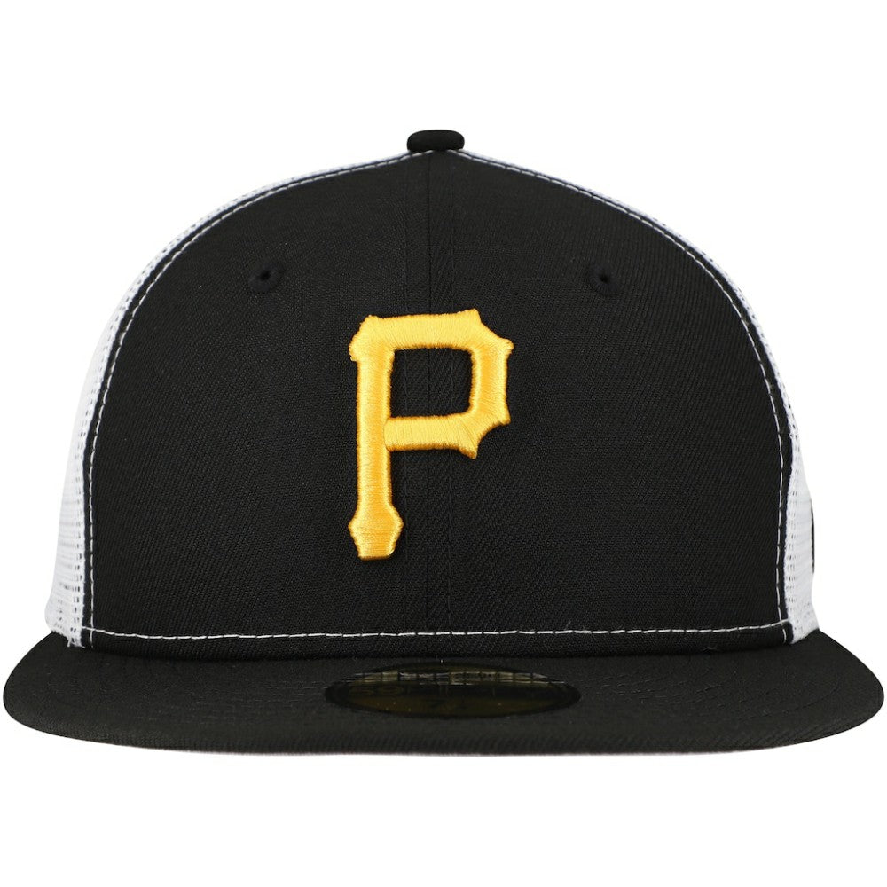 Pittsburgh Pirates New Era Team Color 59FIFTY Trucker Fitted Hat - MLB