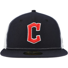 Cleveland Guardians New Era Team Color 59FIFTY Trucker Fitted Hat - MLB