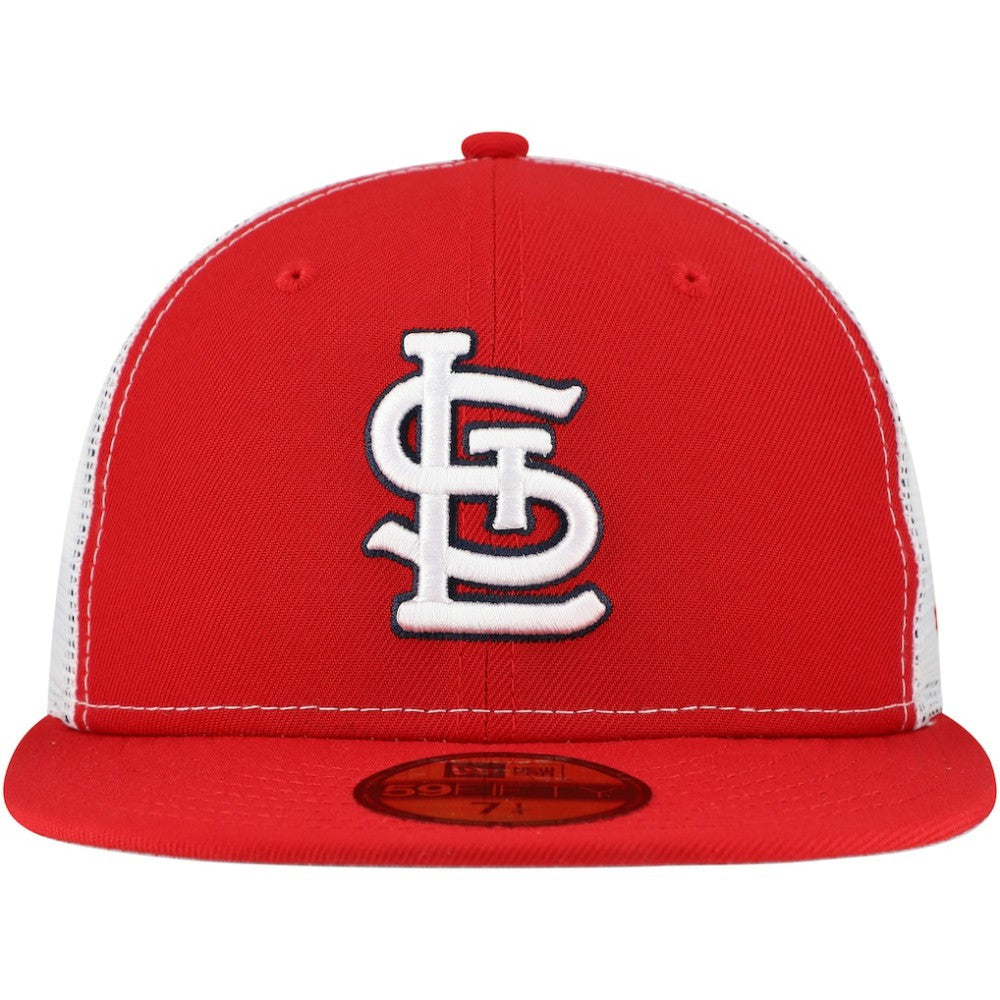 St. Louis Cardinals New Era Team Color 59FIFTY Trucker Fitted Hat - MLB