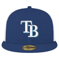Tampa Bay Rays New Era Team Color 59FIFTY Trucker Fitted Hat - MLB