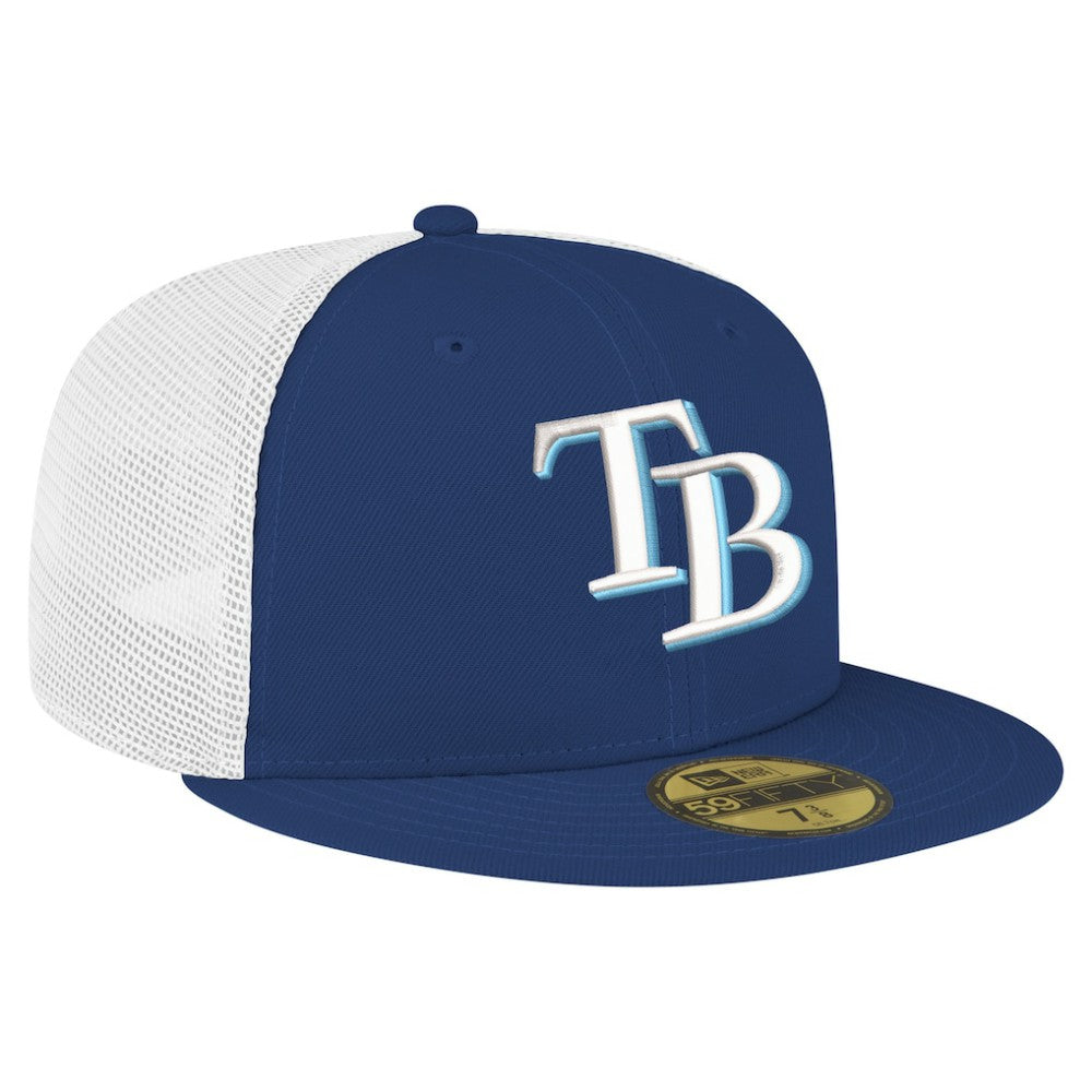 Tampa Bay Rays New Era Team Color 59FIFTY Trucker Fitted Hat - MLB