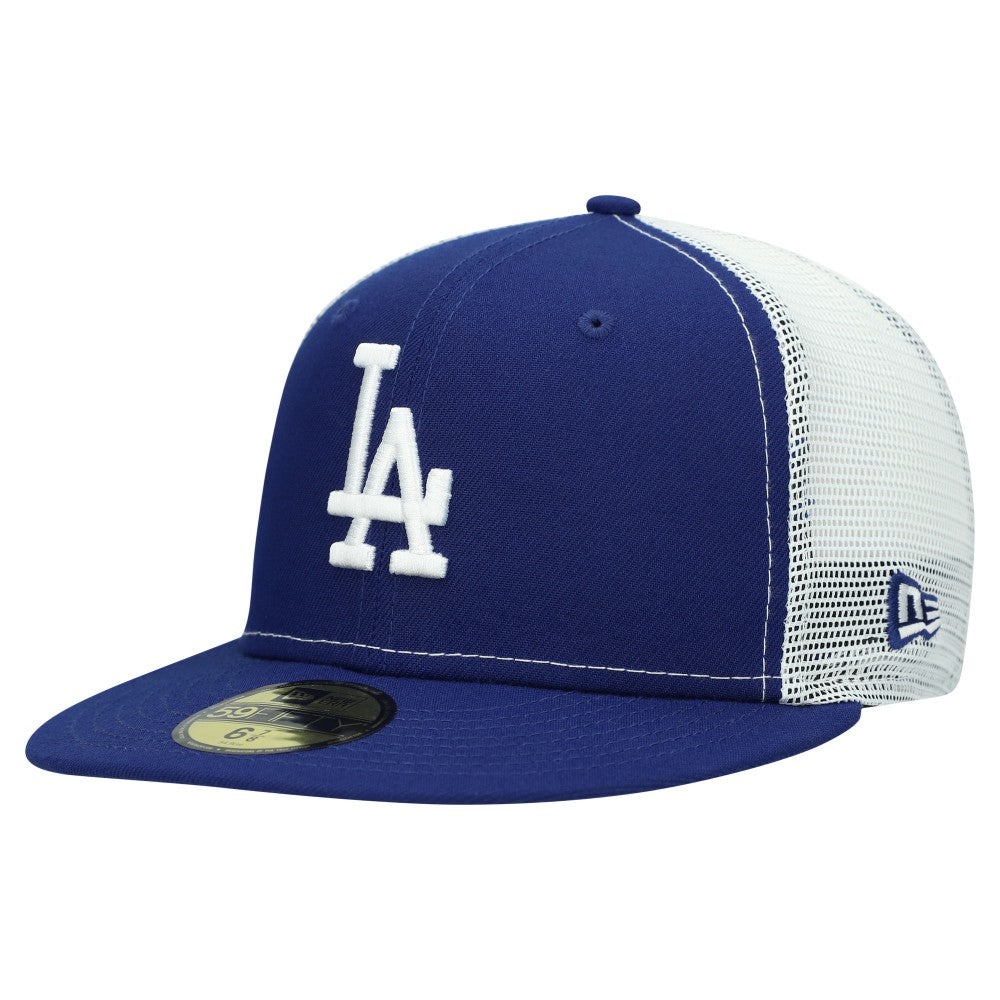 Los Angeles Dodgers New Era Team Color 59FIFTY Trucker Fitted Hat - MLB