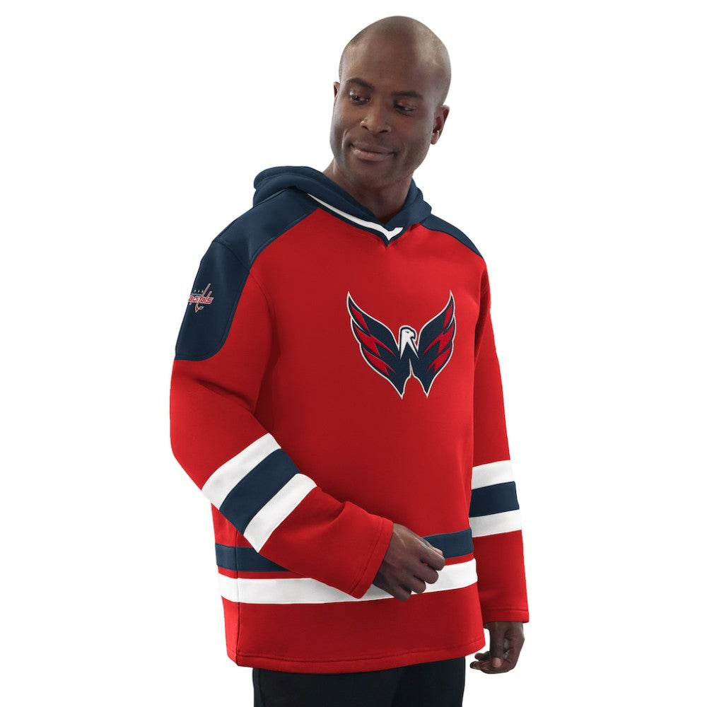 Washington Capitals Starter Hockey Pullover Hoodie - Red/Navy - NHL