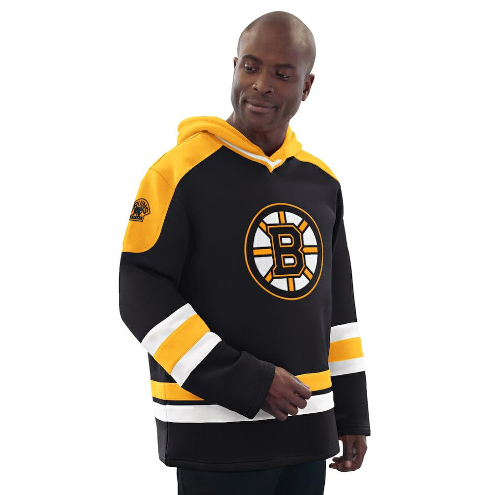 Boston Bruins Starter Hockey Pullover Hoodie - Black/Gold - NHL