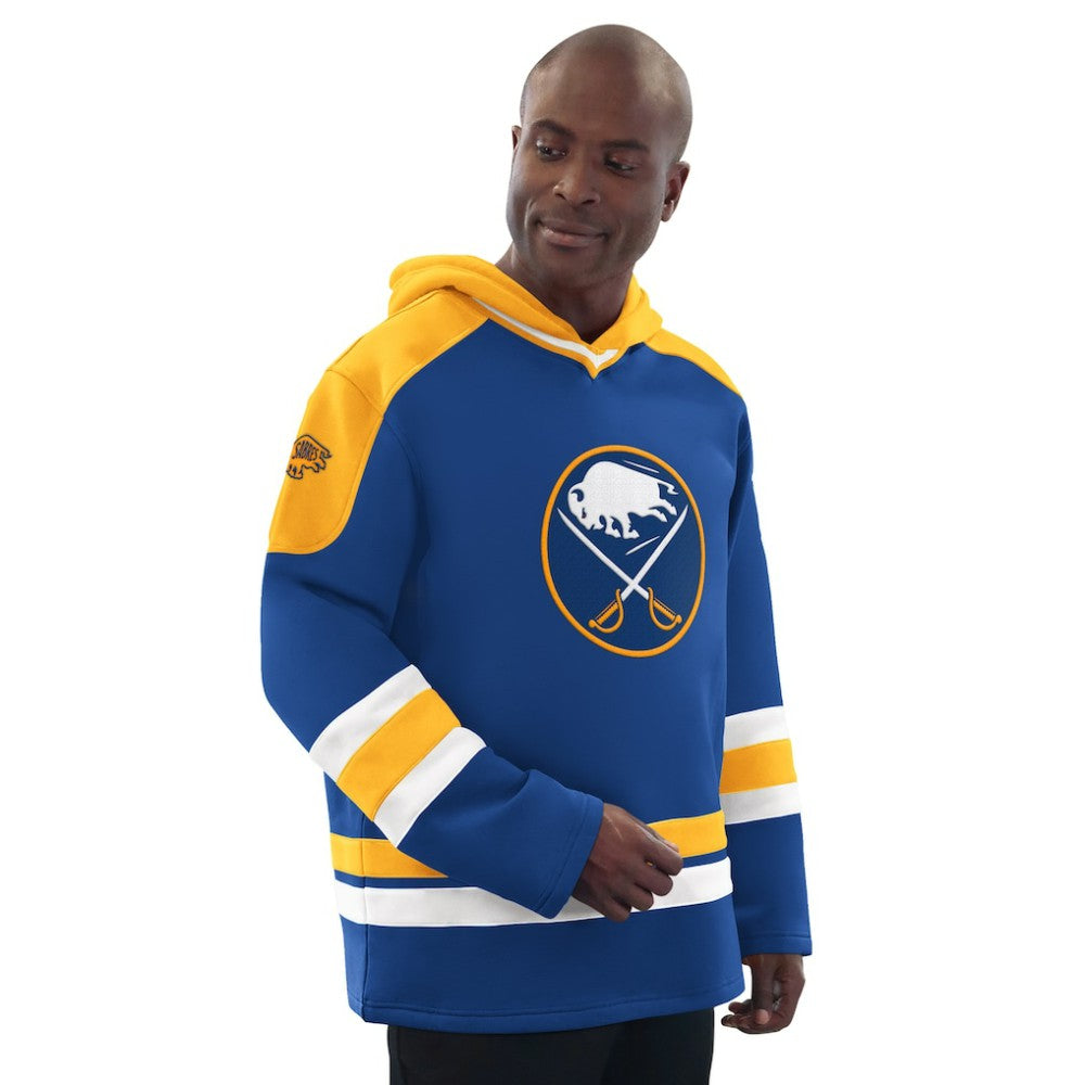 Buffalo Sabres Starter Hockey Pullover Hoodie - Royal/Gold - NHL