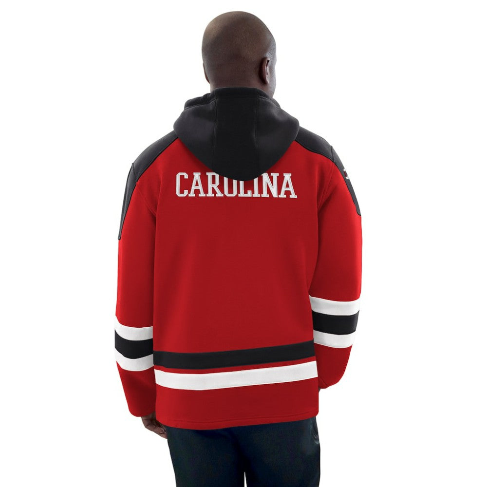 Carolina Hurricanes Starter Hockey Pullover Hoodie - Red/Black - NHL