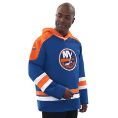 New York Islanders Starter Hockey Pullover Hoodie - Royal/Orange - NHL