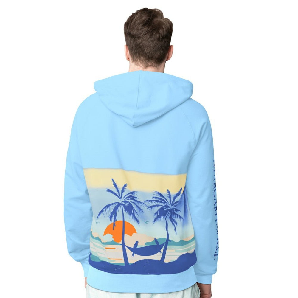 New York Rangers Margaritaville Island Dream Peached Pullover Hoodie - Blue - NHL