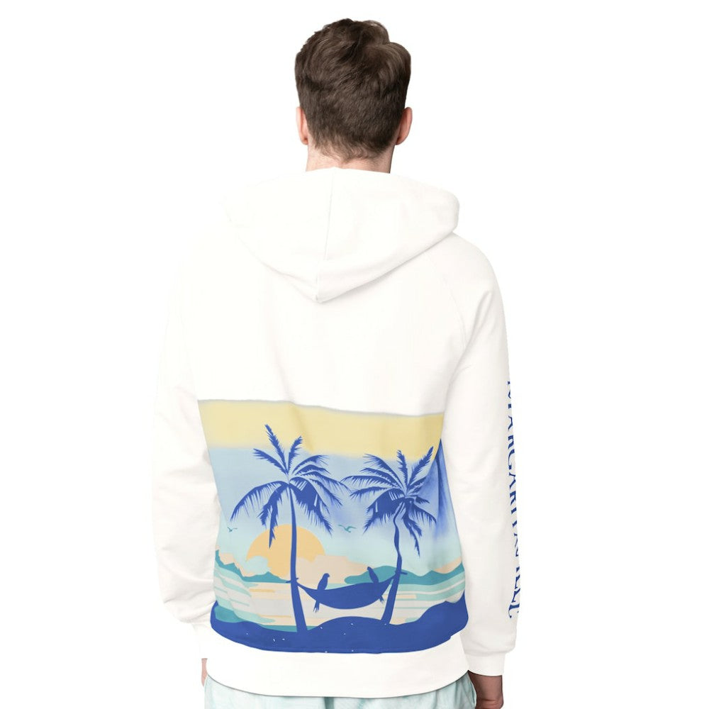 Boston Bruins Margaritaville Island Dream Peached Pullover Hoodie - Cream - NHL