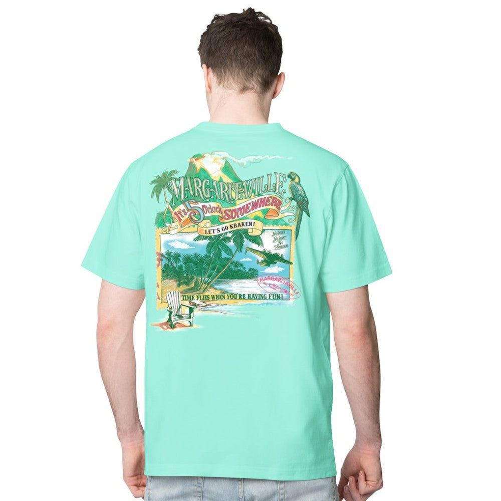 Seattle Kraken Margaritaville Time Flies T-Shirt - Light Blue - NHL
