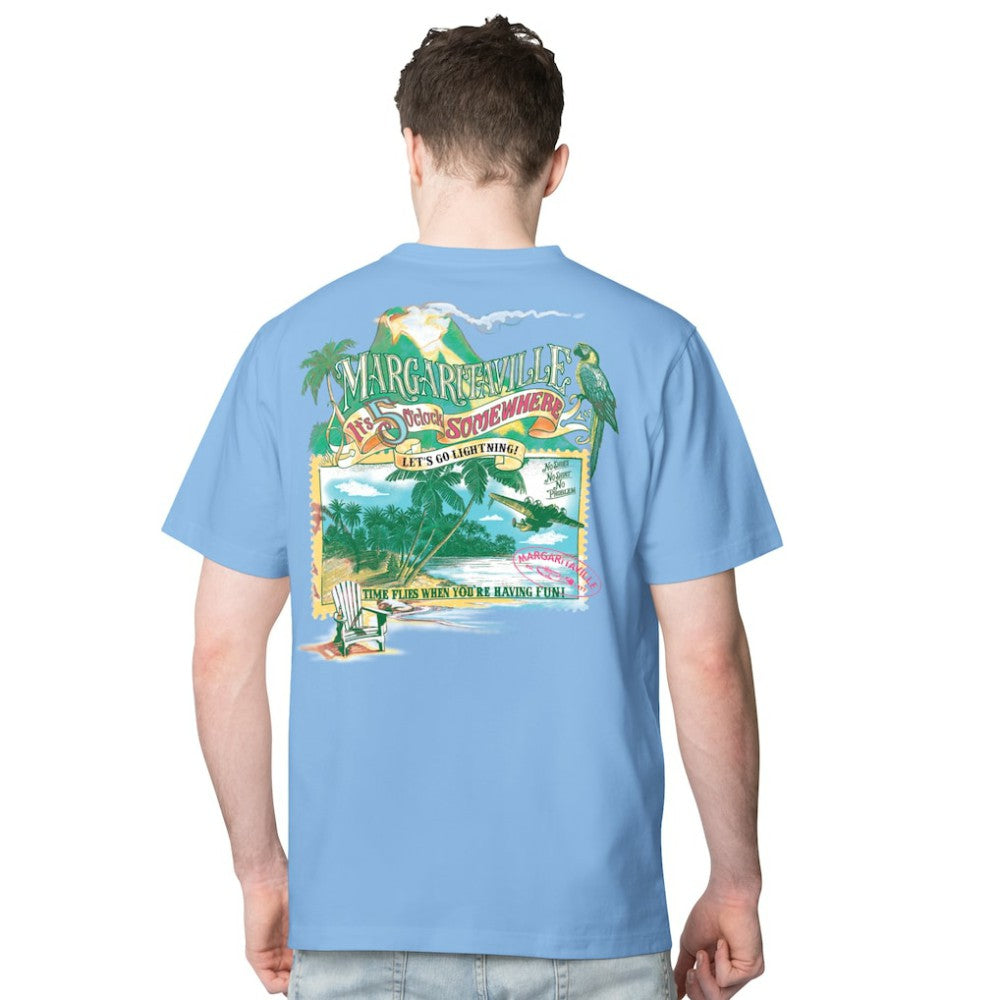 Tampa Bay Lightning Margaritaville Time Flies T-Shirt - Blue - NHL