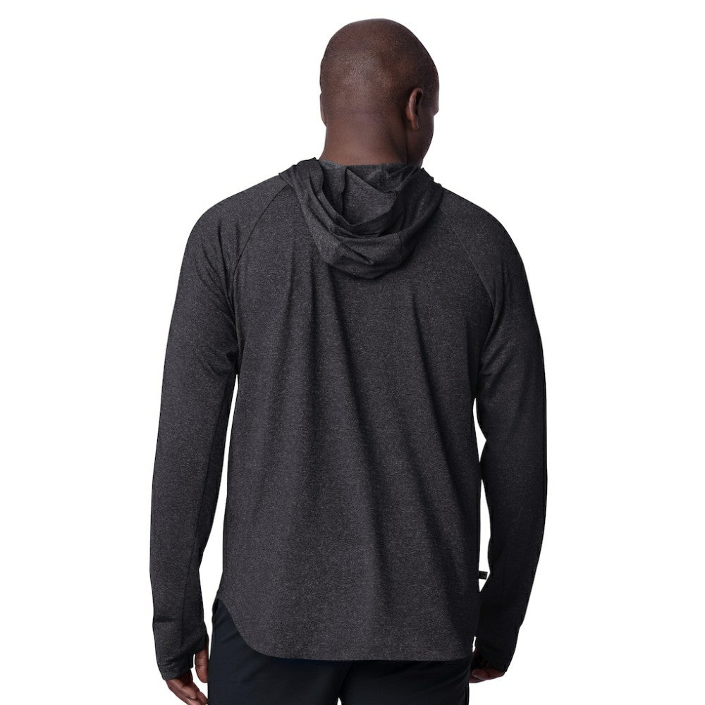 New Jersey Devils MSX by Michael Strahan Fast Track Raglan Long Sleeve Hoodie T-Shirt - Black - NHL