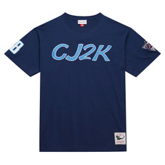 Chris Johnson Tennessee Titans Retired Player Nickname T-Shirt Navy | Mitchell & Ness
