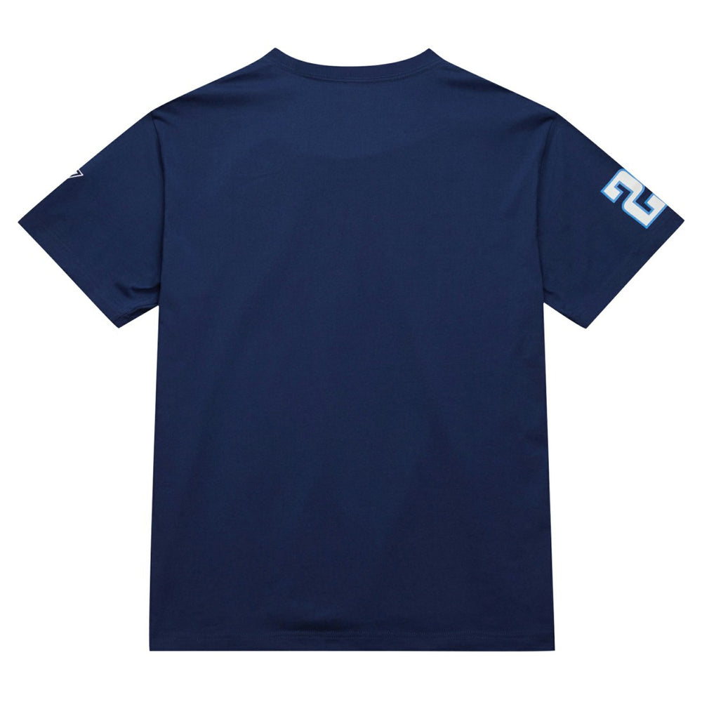 Chris Johnson Tennessee Titans Retired Player Nickname T-Shirt Navy | Mitchell & Ness