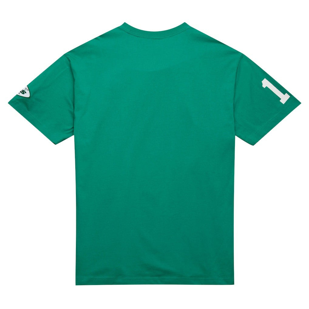 Joe Namath New York Jets Retired Player Nickname T-Shirt Kelly Green | Mitchell & Ness
