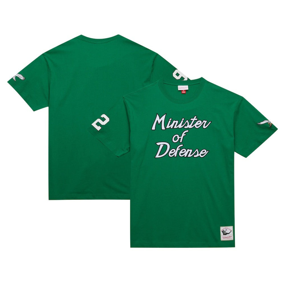 Reggie White Philadelphia Eagles Retired Player Nickname T-Shirt Kelly Green | Mitchell & Ness