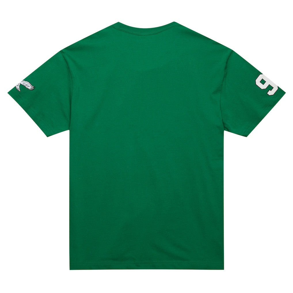 Reggie White Philadelphia Eagles Retired Player Nickname T-Shirt Kelly Green | Mitchell & Ness