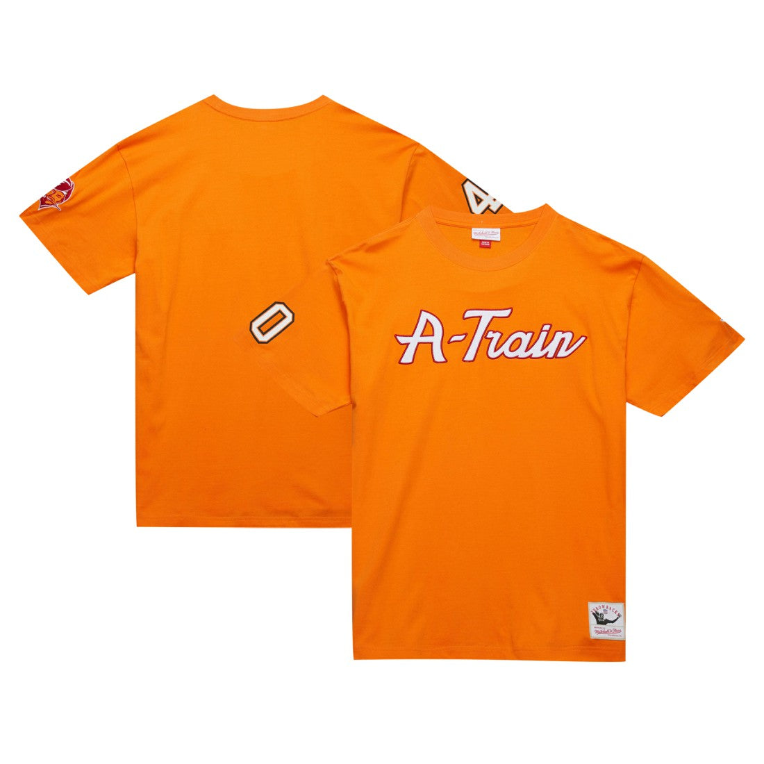 Mike Alstott Tampa Bay Buccaneers Retired Player Nickname T-Shirt Orange | Mitchell & Ness
