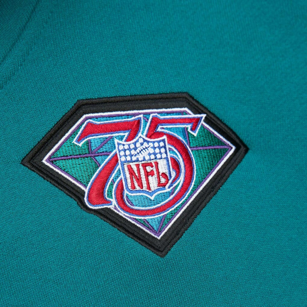 Dan Marino Miami Dolphins Retired Player Name & Number Pullover Hoodie Aqua | Mitchell & Ness