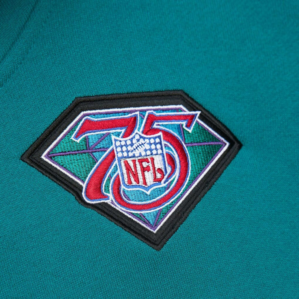 Dan Marino Miami Dolphins Retired Player Name & Number Pullover Hoodie Aqua | Mitchell & Ness