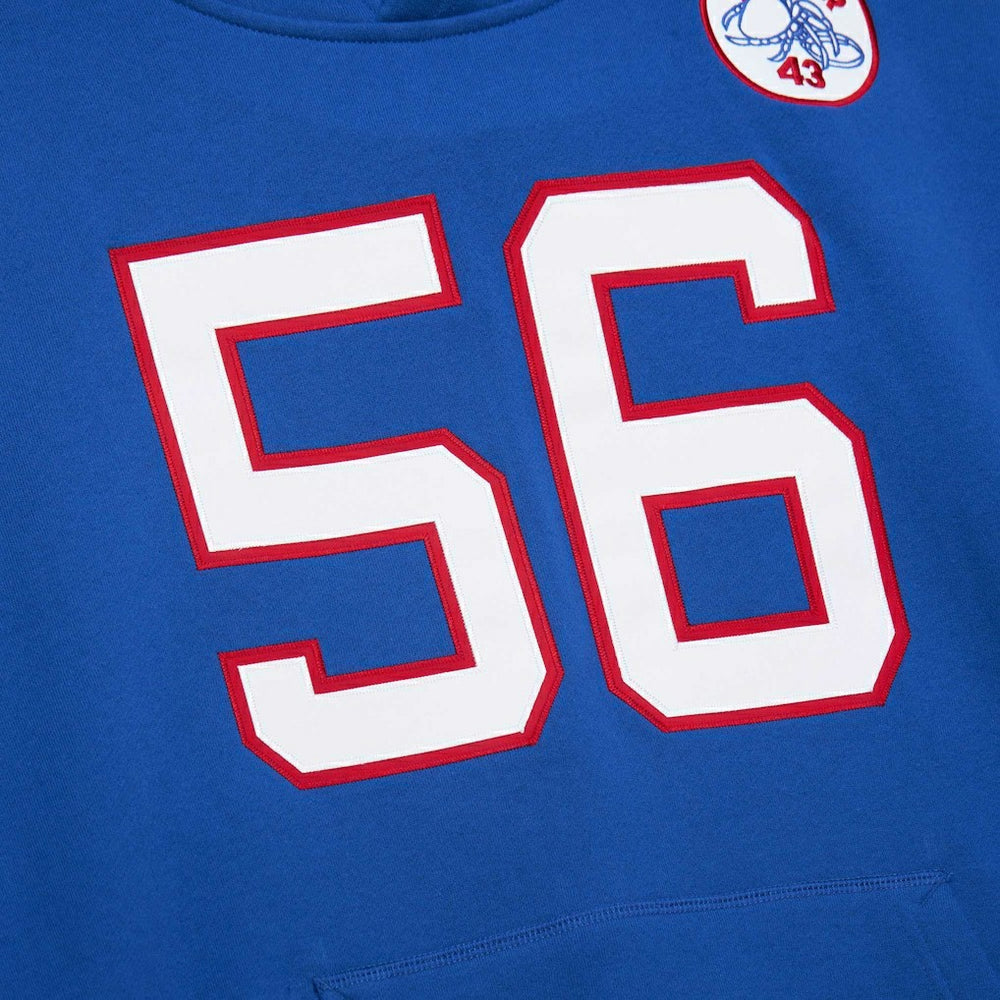 Lawrence Taylor New York Giants Retired Player Name & Number Pullover Hoodie Royal | Mitchell & Ness