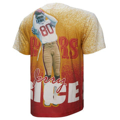 Jerry Rice San Francisco 49ers Burst Retired Player T-Shirt Gray | Mitchell & Ness
