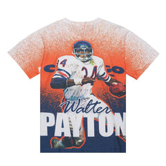 Walter Payton Chicago Bears Burst Retired Player T-Shirt Gray | Mitchell & Ness