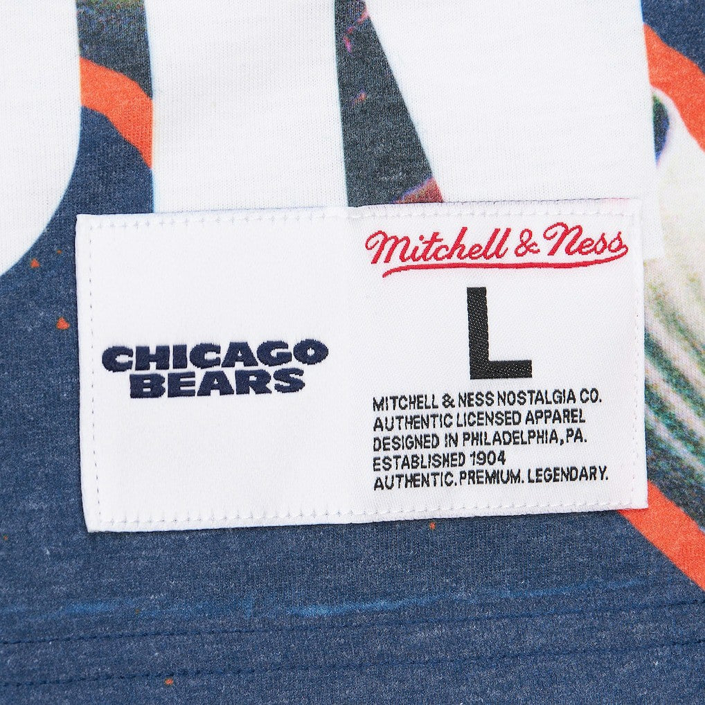 Walter Payton Chicago Bears Burst Retired Player T-Shirt Gray | Mitchell & Ness