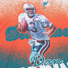 Dan Marino Miami Dolphins Burst Retired Player T-Shirt White | Mitchell & Ness