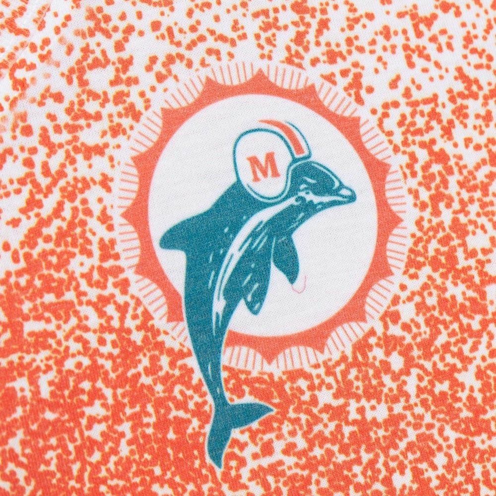Dan Marino Miami Dolphins Burst Retired Player T-Shirt White | Mitchell & Ness