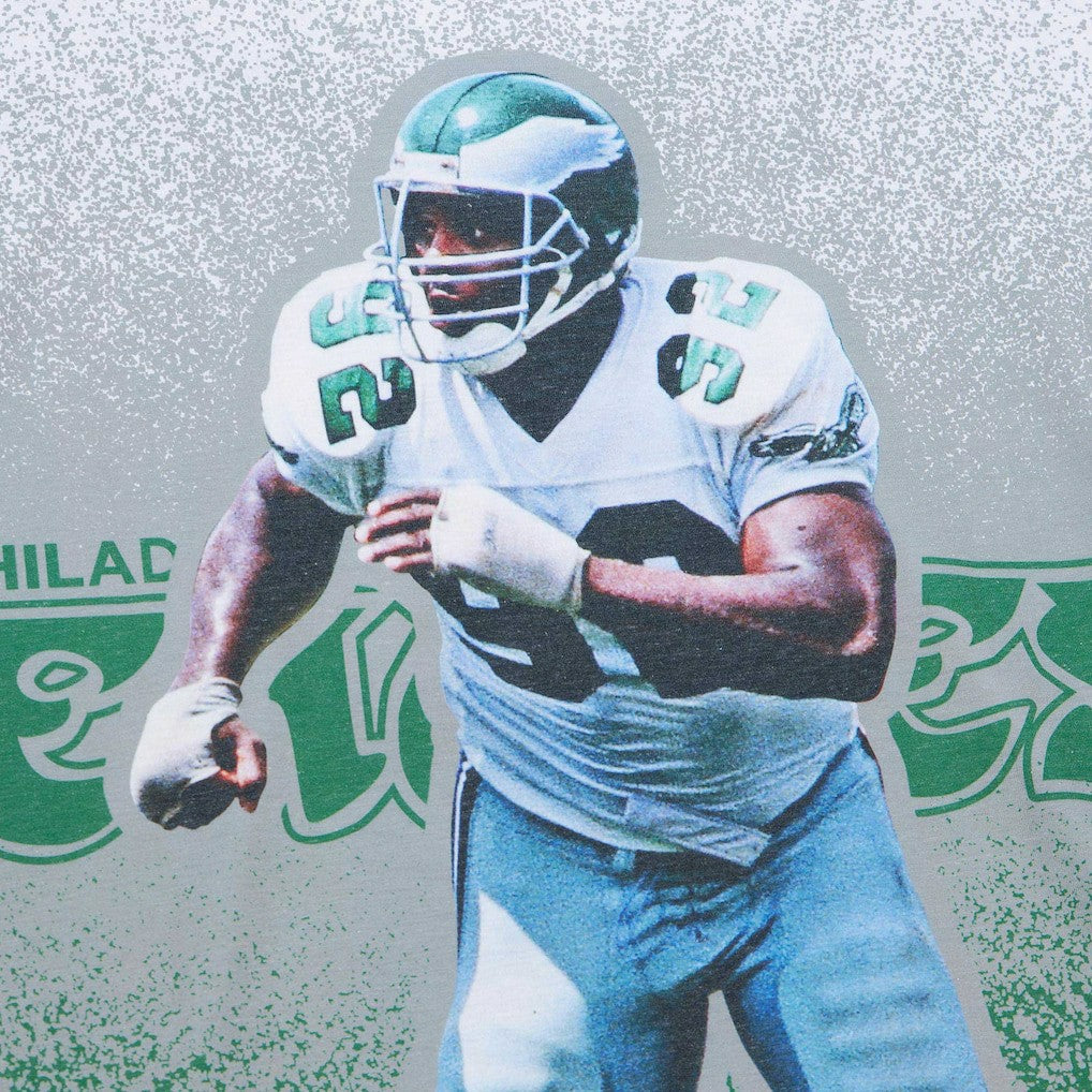 Reggie White Philadelphia Eagles Burst Retired Player T-Shirt Gray | Mitchell & Ness
