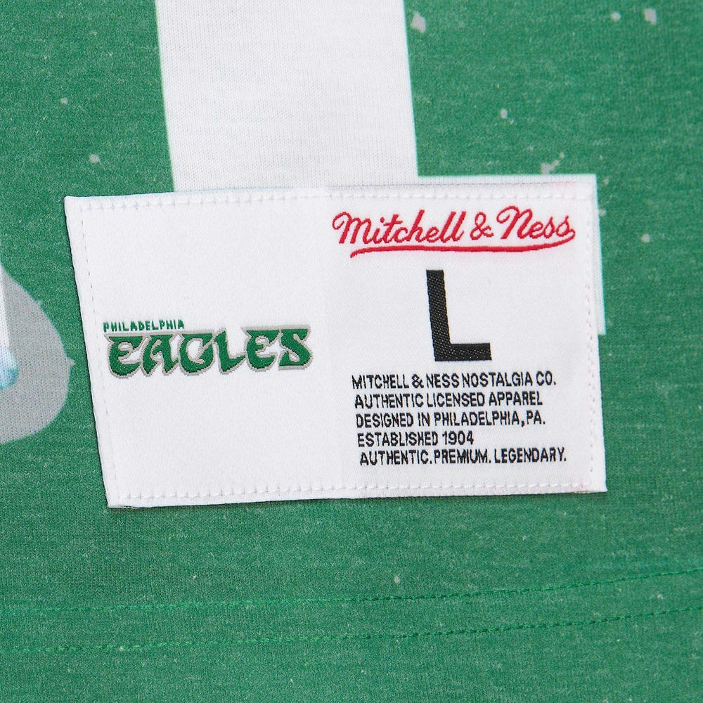 Reggie White Philadelphia Eagles Burst Retired Player T-Shirt Gray | Mitchell & Ness