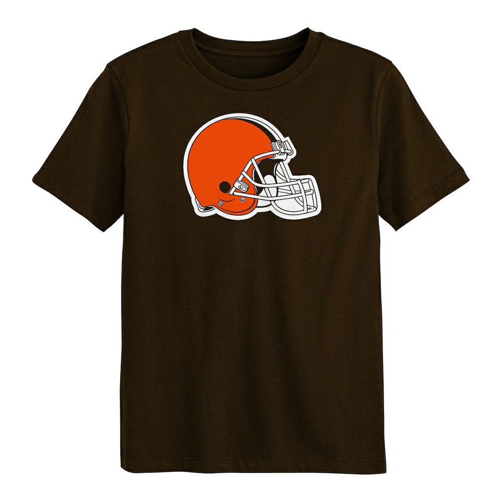 Cleveland Browns Preschool Primary Logo T-Shirt Brown | NFL