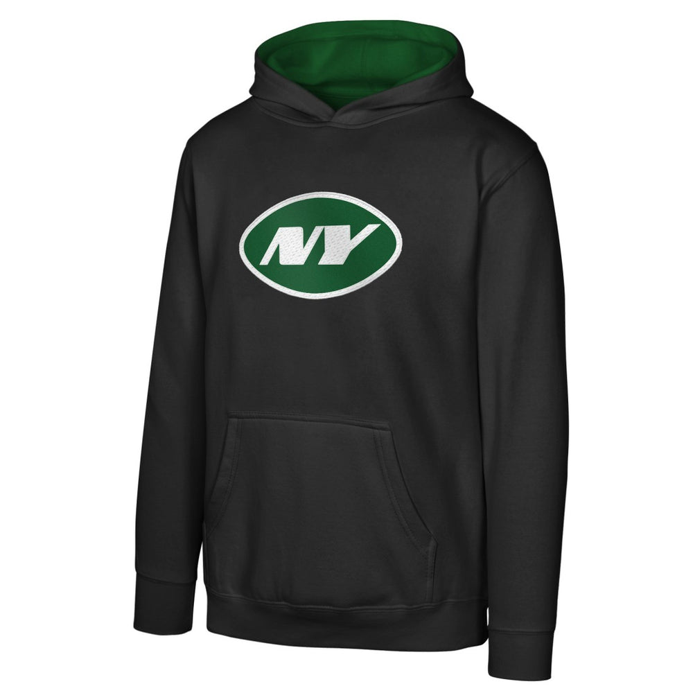 New York Jets Youth Prime Pullover Hoodie Black | NFL