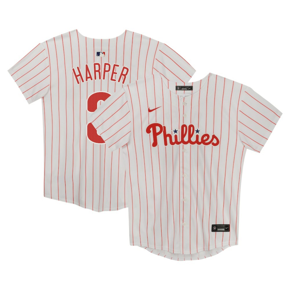 Bryce Harper Philadelphia Phillies Nike Preschool Home Game Jersey - MLB