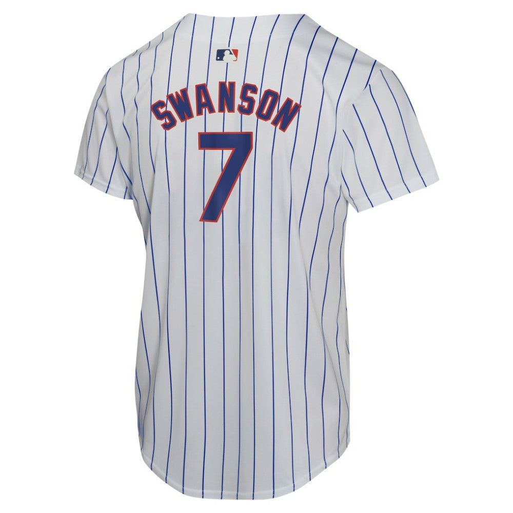 Dansby Swanson Chicago Cubs Nike Youth Home Game Player Jersey - MLB