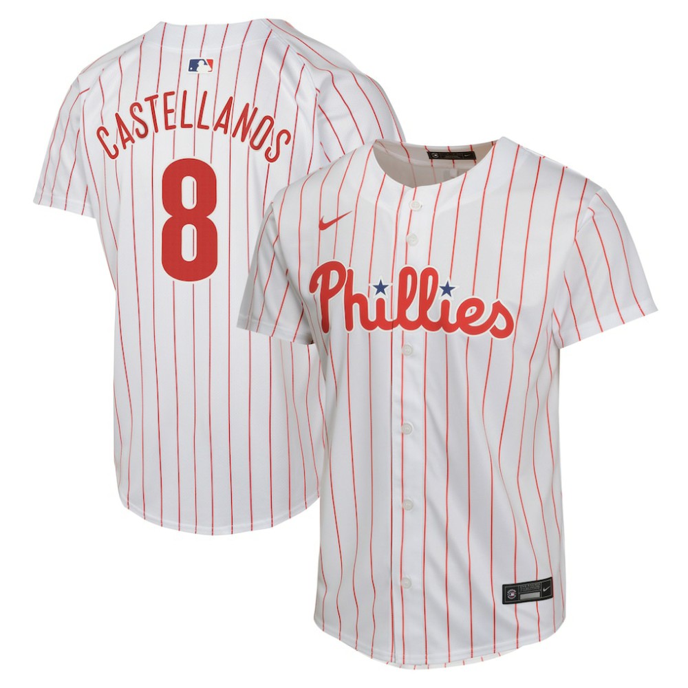 Nick Castellanos Philadelphia Phillies Nike Youth Home Game Player Jersey - MLB