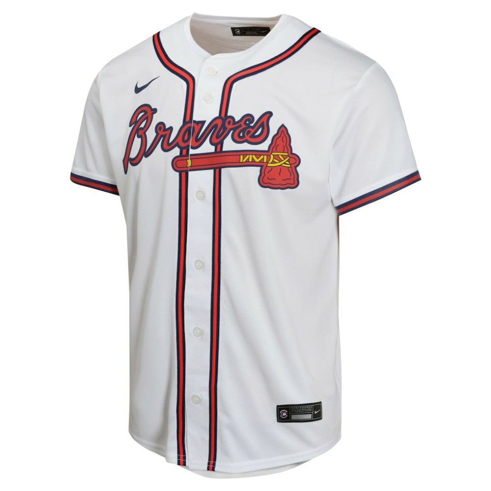 Ozzie Albies Atlanta Braves Nike Youth Home Game Player Jersey - MLB
